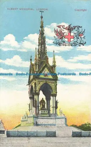 R634393 London. Albert Memorial. D. und D.G