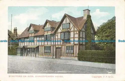 R632480 Stratford on Avon. Shakespeare House. F.F