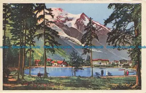 R633179 Chamonix Mont Blanc. Der Lac du Bouchet. C.A.P