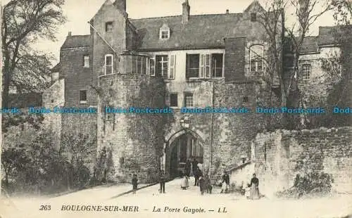 R633229 Boulogne sur Mer. Die Gayole Tür. LL. 263