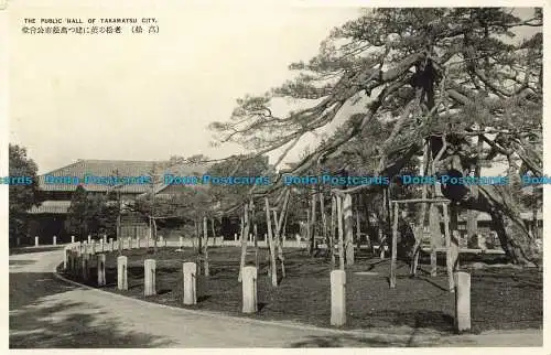 R633241 Der öffentliche Saal der Stadt Takamatsu. Marke Taisho Hato