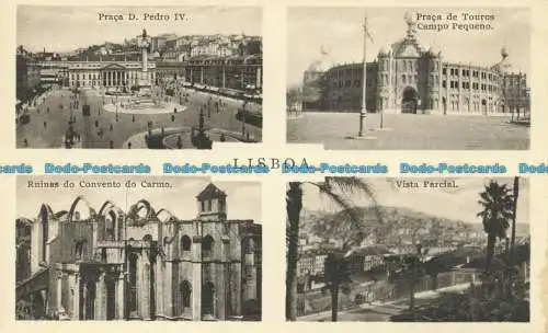 R633625 Lissabon. Praca D. Pedro IV. G. und F. Multi View