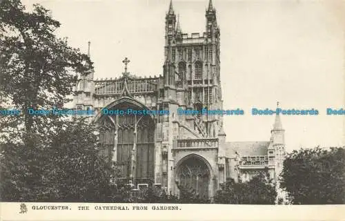 R633629 Gloucester. Die Kathedrale aus Gärten. Tuck. Stadt und Stadt. Serie. 202