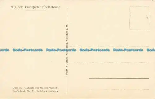 R633652 Durchblick durch das Staatszimmer. I auf Lager. Walch und Jacobs. Offizielle