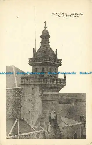 R634533 St. Briac. Der Glockenturm. Postkarte