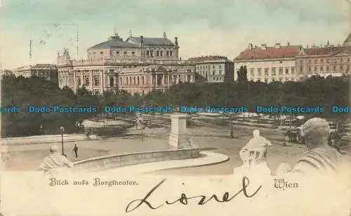 R633691 Wien. Blick auf Burgtheater. Deutscher Postkartenverlag