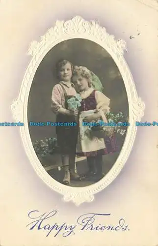 R634566 Happy Friends. E.A. Schwerdtfeger. 1915