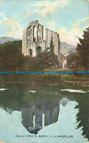 R634567 Llangollen. Valle Crucis Abbey. E. Hugh Jones. Werbetreibender