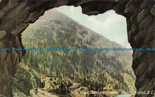 R633733 B.C. Fouc Tunnel. Fraser River Canyon. Trueman