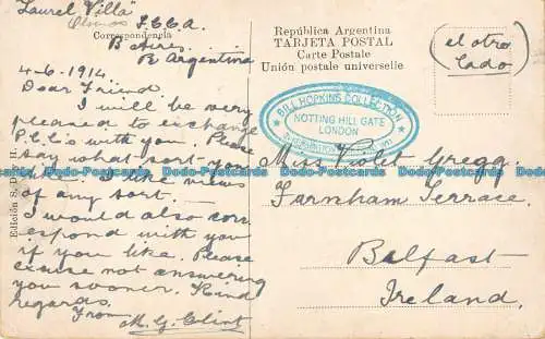 R132004 Buenos Aires. Rep. Argentinien. Callao und Cangallo. B. Hopkins