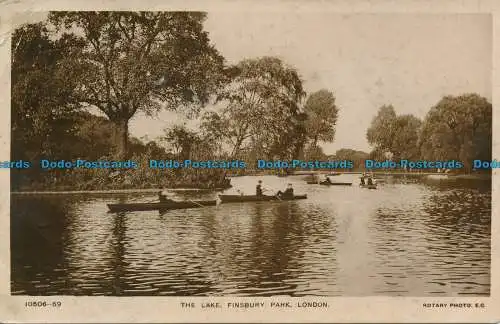 R132068 Der See. Finsbury Park. London. Drehbar. RP. 1917