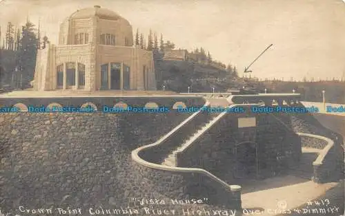 R132080 Vista House. Crown Point Columbia River Highway Ove. Kreuz und Dimmmitt.