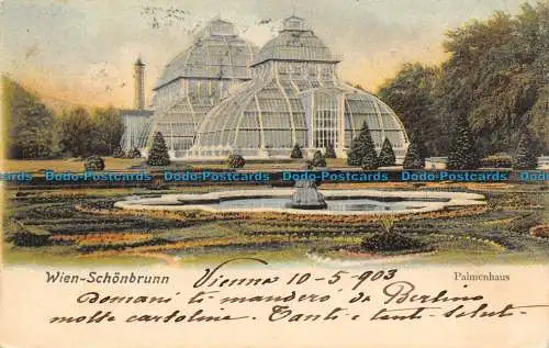 R132085 Wien Schönbrunn. Palmenhaus. B. Hopkins