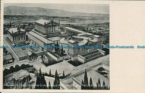 R132118 Baalbek. Jupitertempel und Bacchus-Tempel. Wakim Awad