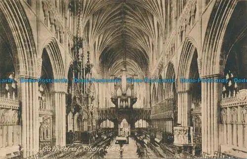 R132152 Kathedrale von Exeter. Westchor. Frith. Nr. 19624