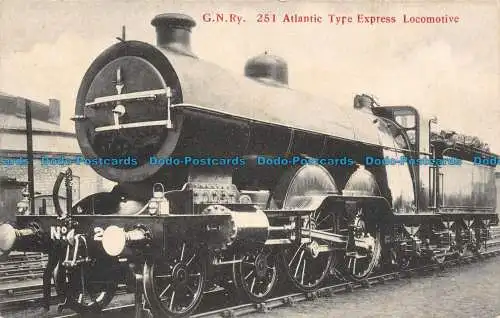 R132160 G.N.Ry. 251 Atlantic Type Express Lokomotive