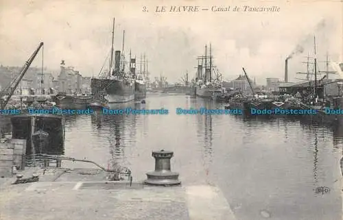 R132417 Le Havre. Kanal von Tancarville. 1917. B. Hopkins