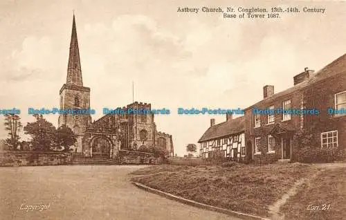 R132425 Astbury Church Nr. Congleton. Basisturm von 1087