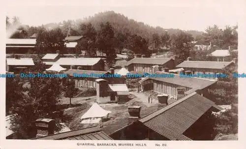 R132328 Gharrial Barracks Murree Hills. Nr. 89. RP. B. Hopkins