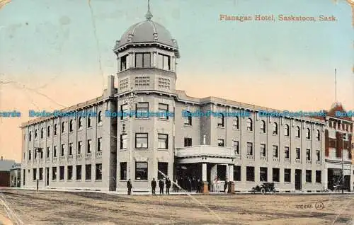 R132347 Flanagan Hotel. Saskatoon. Sask. Valentinstag. 1912