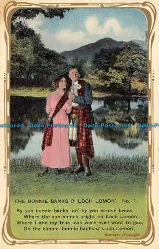 R132557 Die Bonnie Banks oder Loch Lomond. Bamforth