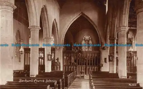 R132370 Hinterwell Kirche Innenraum. W.H.S. und S.B. Grosvenor