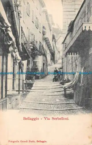 R133205 Bellaggio. Via Serbelloni. B. Hopkins