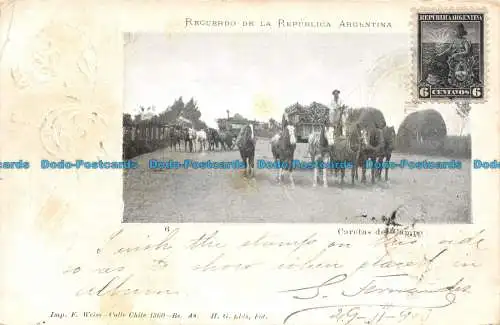 R132636 Gedenken an die Republik Argentinien. Cartas del Campo. B. Hopkins