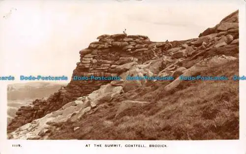 R133263 Auf dem Gipfel. Goatfell. Brodick. Nr. 1119. 1952