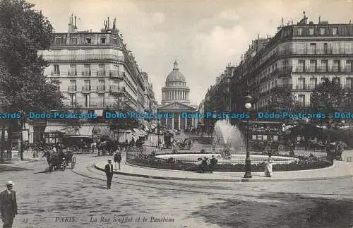 R133283 Paris. Die Rue Soufflot und das Pantheon. Nr. 23