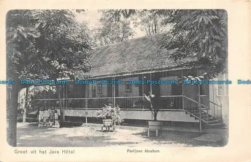 R132676 Groet uit Het Java Hotel. Paviljoen Abraham. B. Hopkins