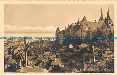 R133294 Neuenburg. Stadt und Schloss. Fototypie. Nr. 6913