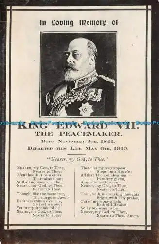 R132699 I Love Memory of King Edward VII. Der Friedensstifter