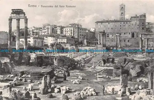 R132716 Rom. Panorama des Forum Romanum. Brunner