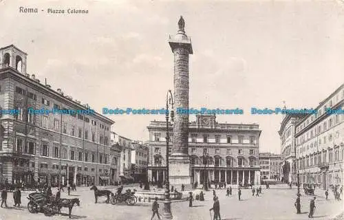 R132717 Rom. Piazza Colonna. Brunner