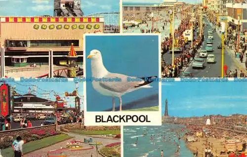 R133348 Blackpool. Multi-View. Fotopräzigkeit. Colourmaster. 1978