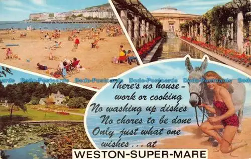 R133354 Weston Super Mare. Multi-View. Lachs. 1976