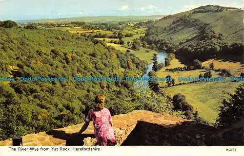 R133355 Der Fluss Wye von Yat Rock. Herefordshire. Dennis