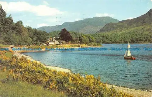 R133373 Loch verdienen in St. Fillans. 1974