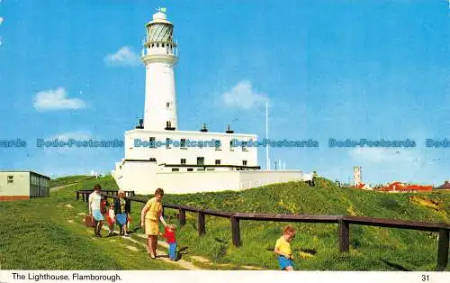 R133375 Der Leuchtturm. Flamborough. Bamforth. Farbglanz