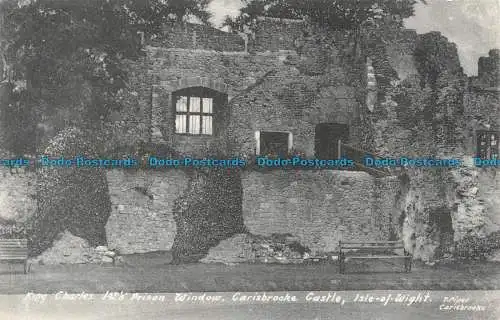 R132763 Gefängnisfenster King Charles Ists. Carisbrooke Castle. Isle of Wight. Gr. P