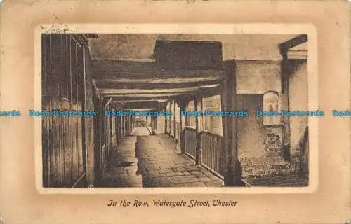 R133999 In der Reihe. Watergate Street. Chester. N.N. Dunton. 1913