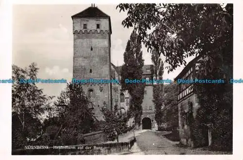 R134029 Nürnberg. Heidenturm auf der Burg. Ludwig Riffelmancher