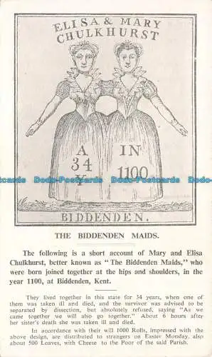 R134032 Elisa und Maria. Chulkhurst. Die Bidden Maids