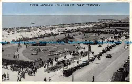 R134046 Blumenanker und Marineparade. Tolles Yarmouth. Dennis. 1961