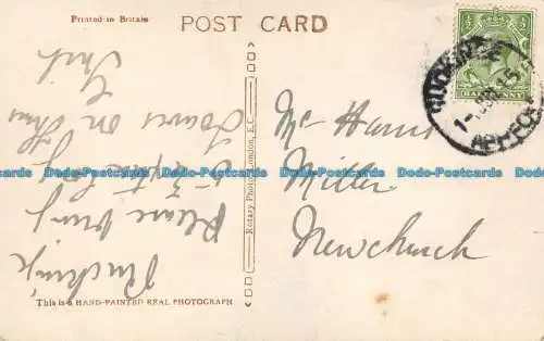 R133534 Alte Postkarte. Pferde. Drehbar. RP