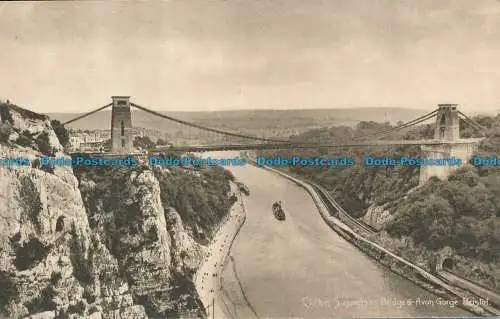 R132971 Clifton Hängebrücke und Avon Gorge. Bristol