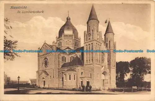 R133580 Maastricht. St. Lambertuskerk. Weenk. 1923