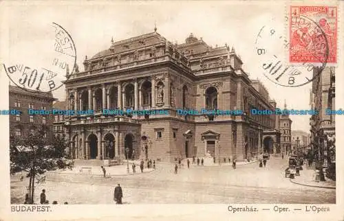 R133582 Budapest. Oper