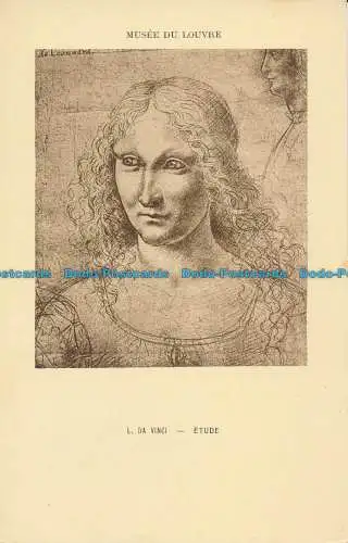 R134651 Postkarte. L. da Vinci. Studie